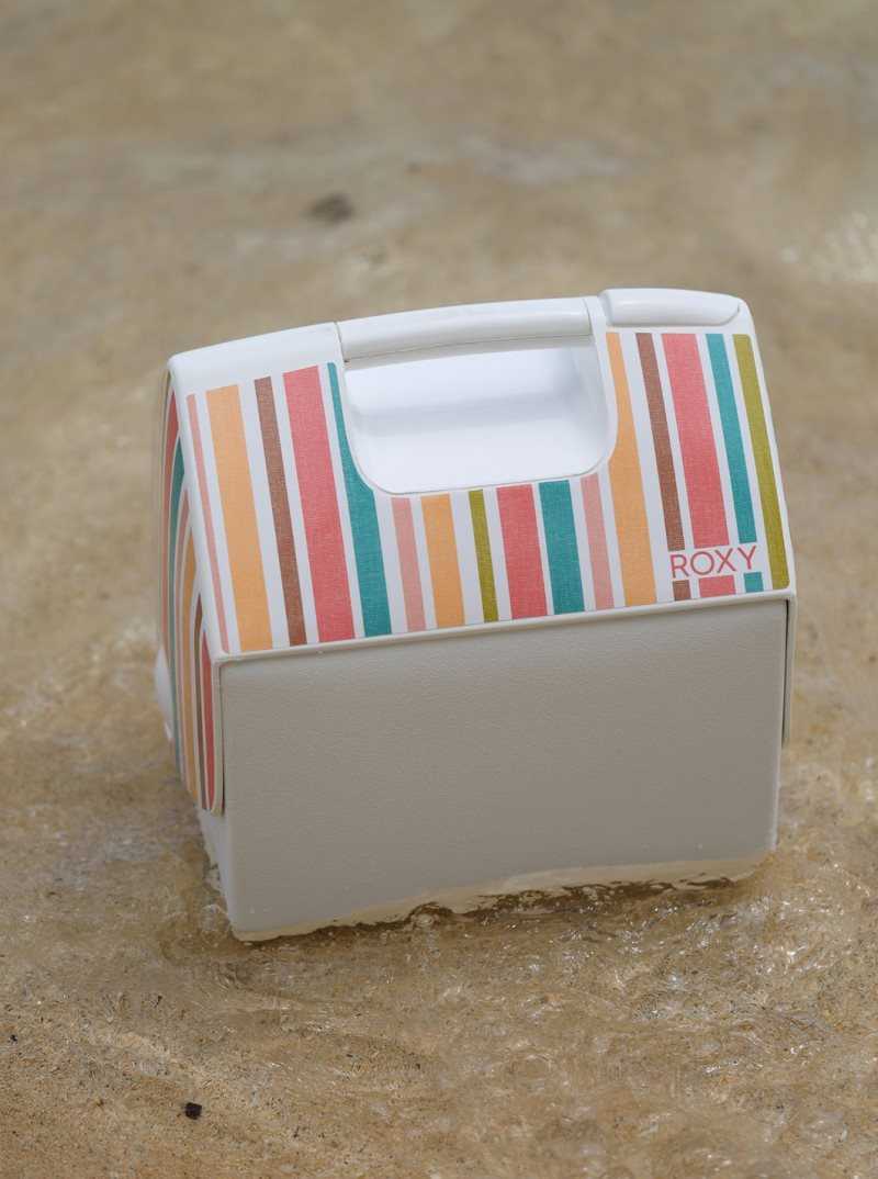 Accessoires Roxy IGLOO Playmate Pal Insulated Cooler Femme Blanche Stripes | 460172TUD
