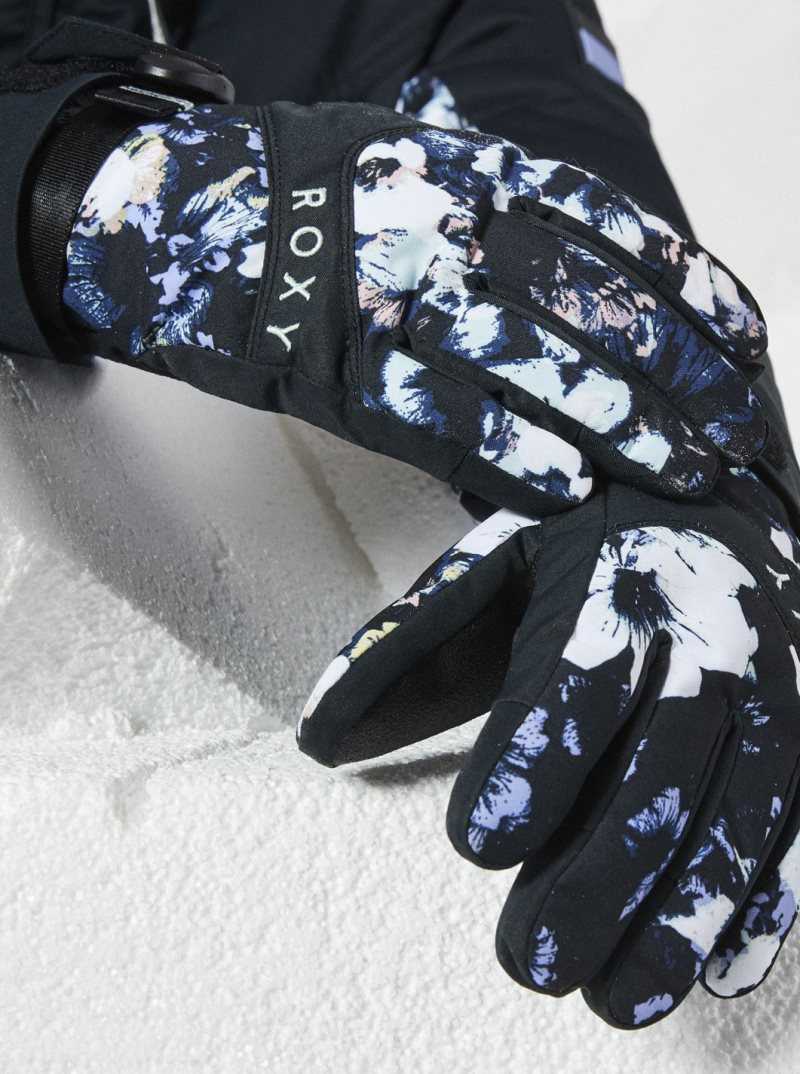 Accessoires Roxy Jetty Snowboard/Ski Gloves Femme Noir | 396724LFS