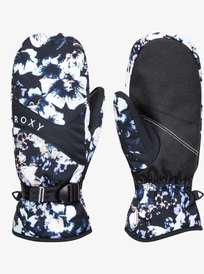 Accessoires Roxy Jetty Snowboard/Ski Mittens Femme Noir | 619234KIA