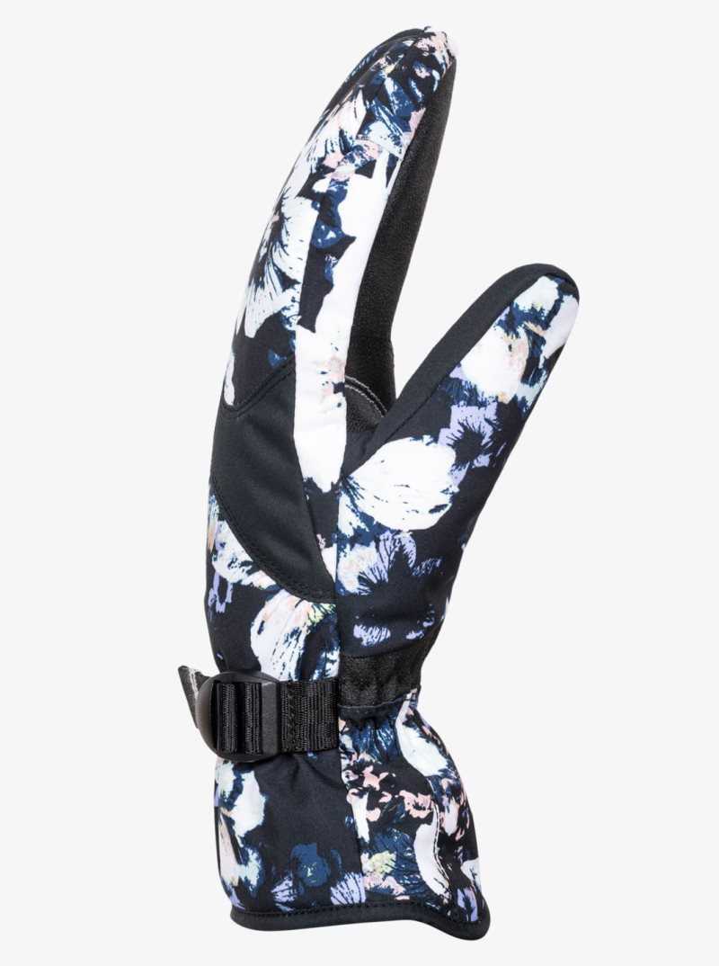 Accessoires Roxy Jetty Snowboard/Ski Mittens Femme Noir | 619234KIA