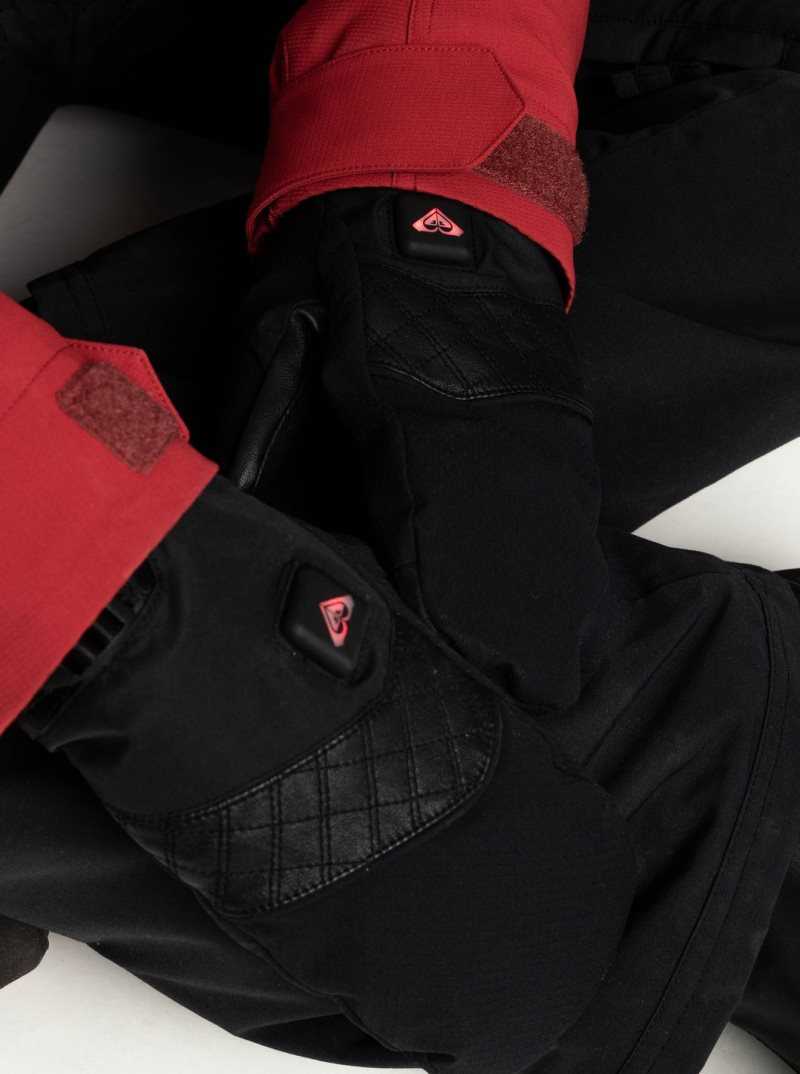 Accessoires Roxy Sierra WarmLink Snowboard/Ski Mittens Femme Noir | 789560IJX