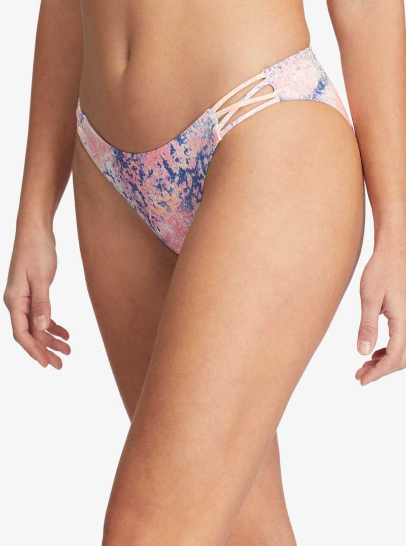 Bas De Bikini Roxy Active Full Femme Blanche Vert | 784203XUS