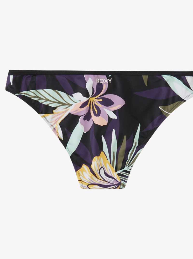 Bas De Bikini Roxy Active Regular Coverage Femme Noir | 653281VET