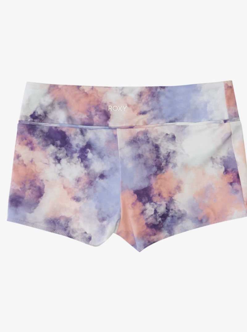 Bas De Bikini Roxy Active Shorty Vélo Femme Rose | 312978NDE