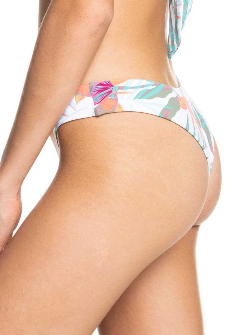 Bas De Bikini Roxy Beach Classics Cheeky Femme Blanche | 420815XKZ