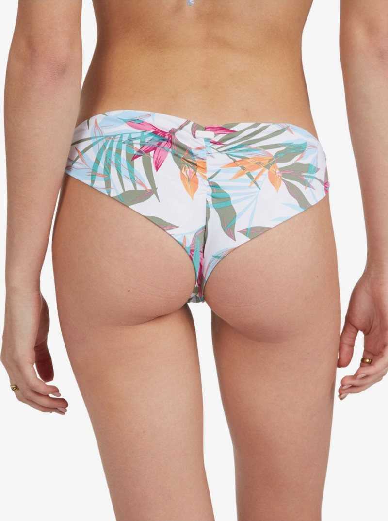Bas De Bikini Roxy Beach Classics Cheeky Femme Blanche | 675293CGT