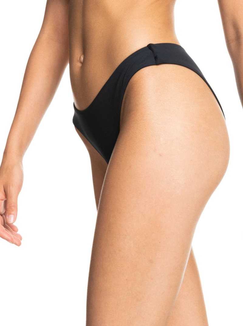 Bas De Bikini Roxy Beach Classics High Leg Femme Grise Foncé | 034869COS