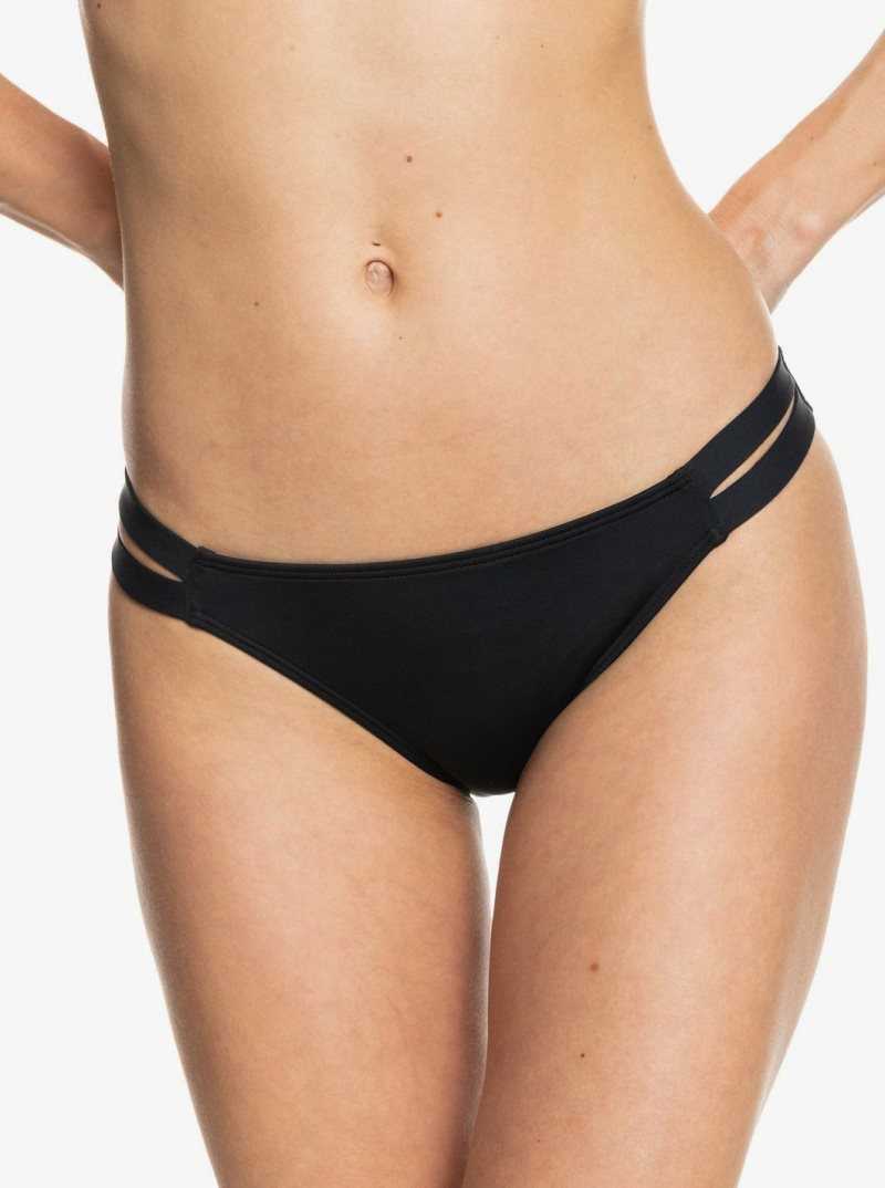 Bas De Bikini Roxy Beach Classics Regular Solid Femme Grise Foncé | 816703JYI