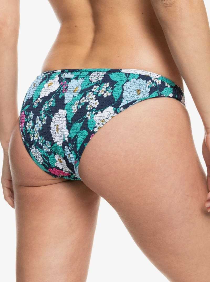 Bas De Bikini Roxy Blossom Babe Smocked Femme Indigo | 486732GIN