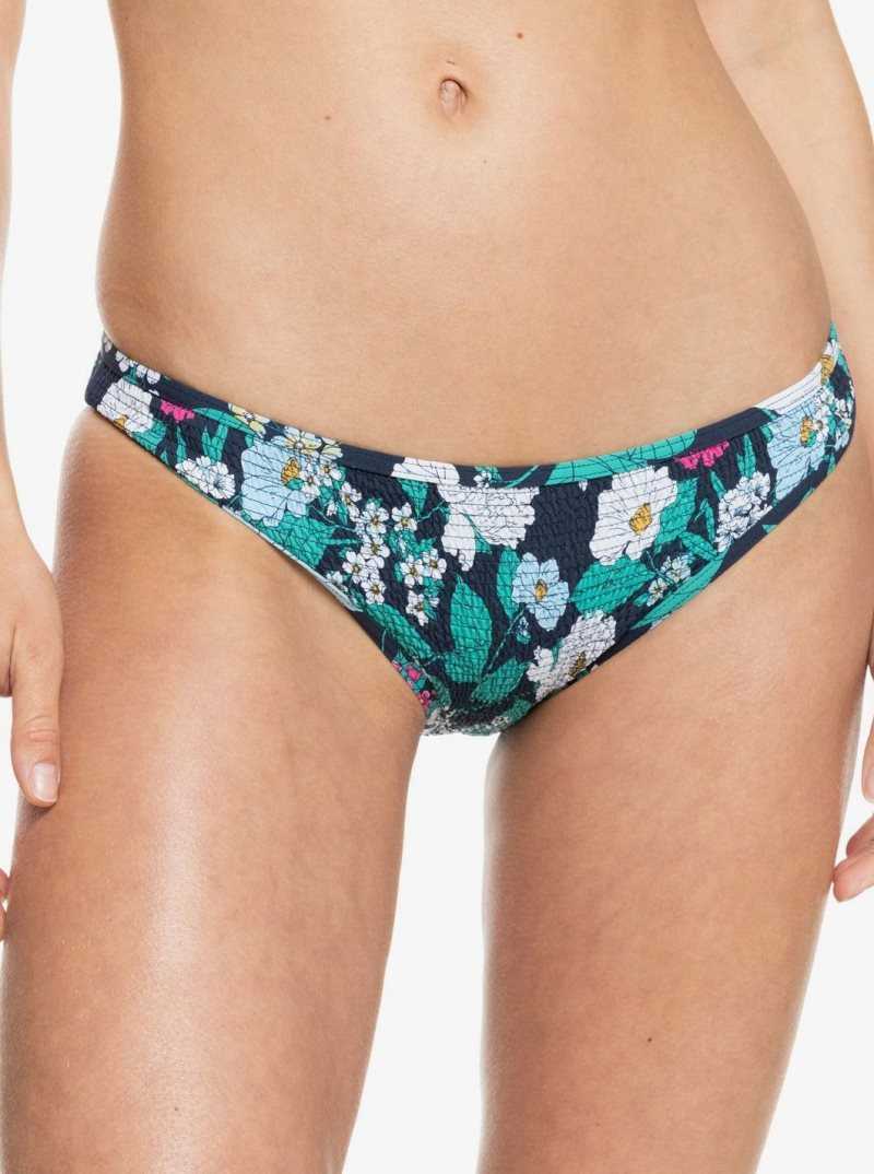 Bas De Bikini Roxy Blossom Babe Smocked Femme Indigo | 486732GIN