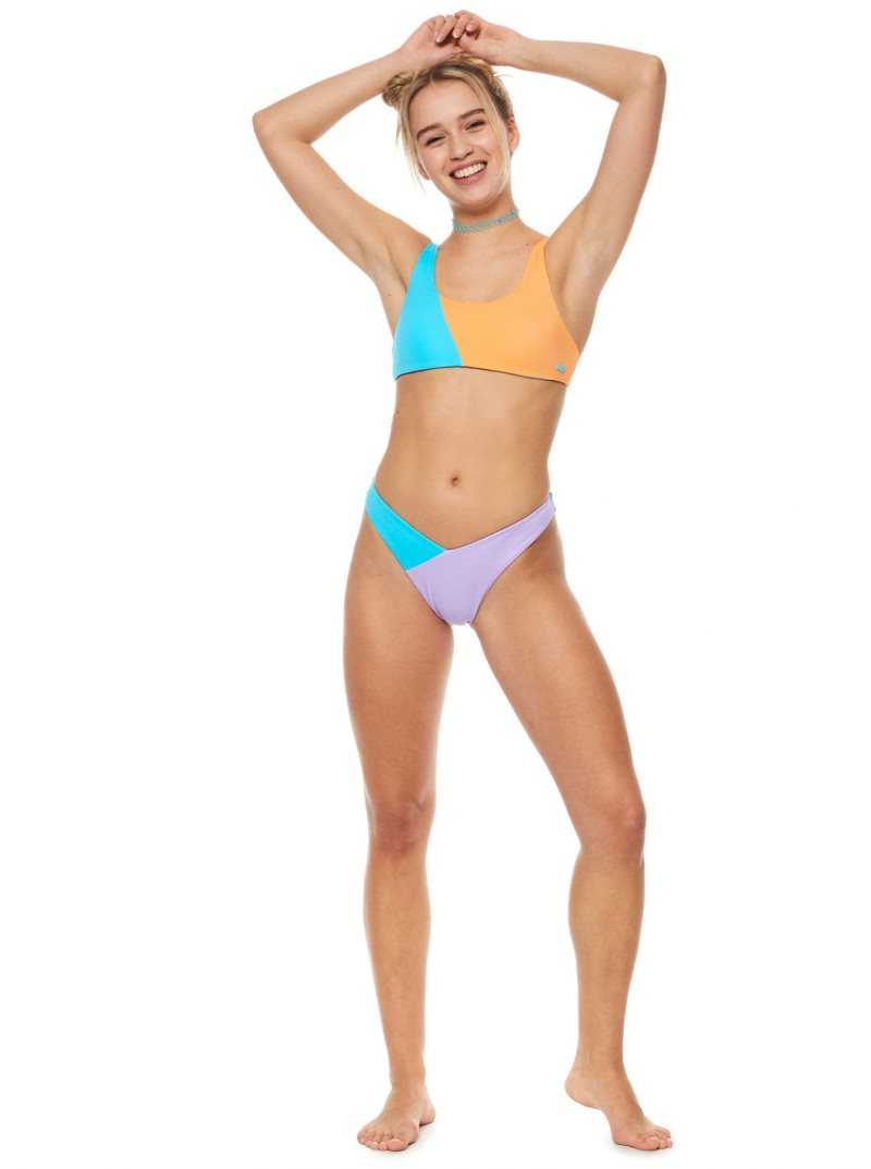 Bas De Bikini Roxy Colorblock Party Cheeky Femme | 169583OCP