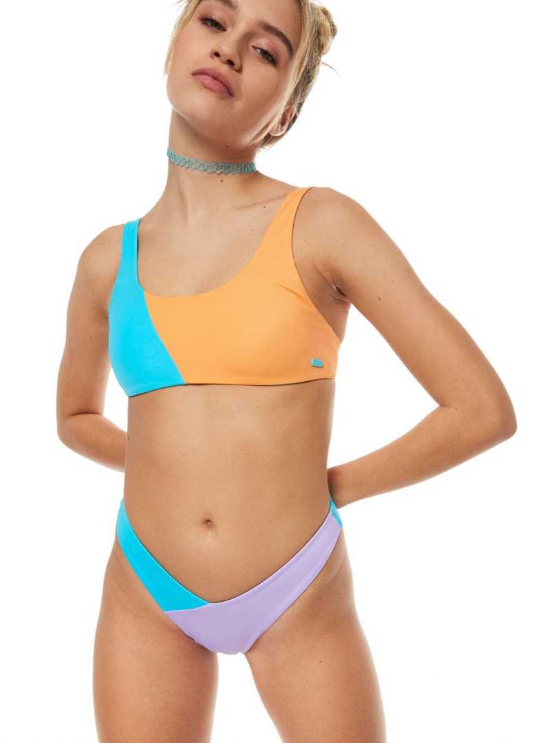 Bas De Bikini Roxy Colorblock Party Cheeky Femme | 169583OCP