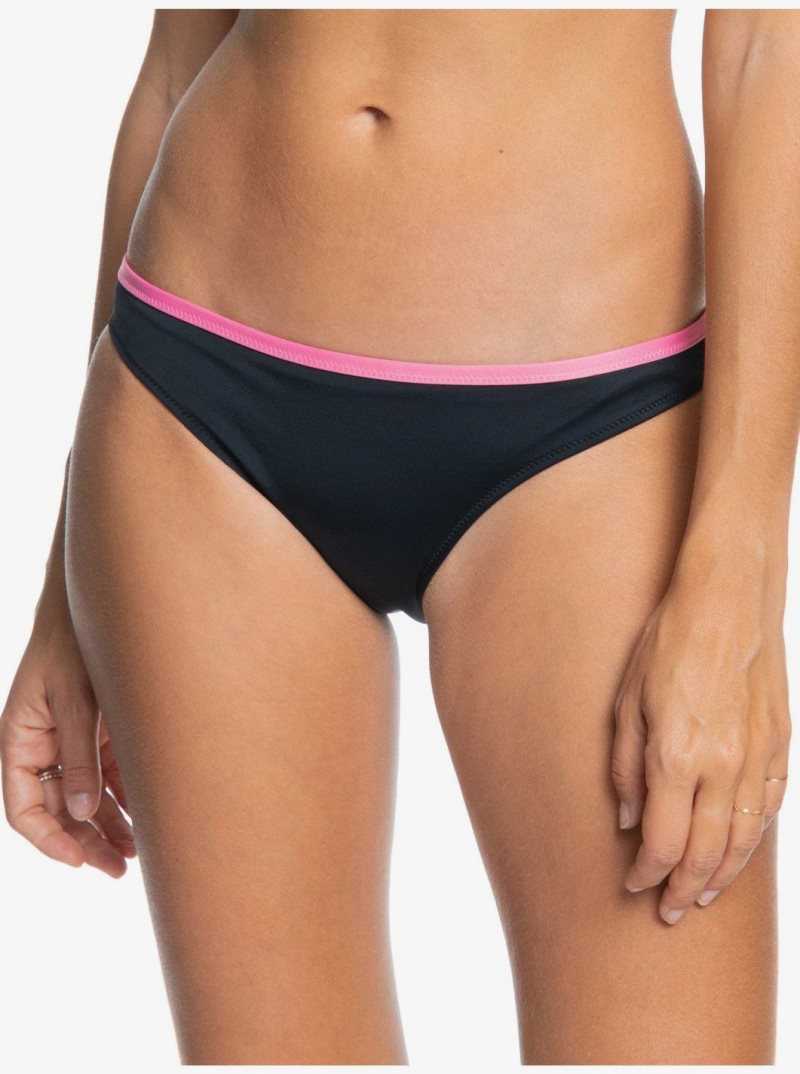 Bas De Bikini Roxy Fitness Regular Femme Grise Foncé | 725304FQK