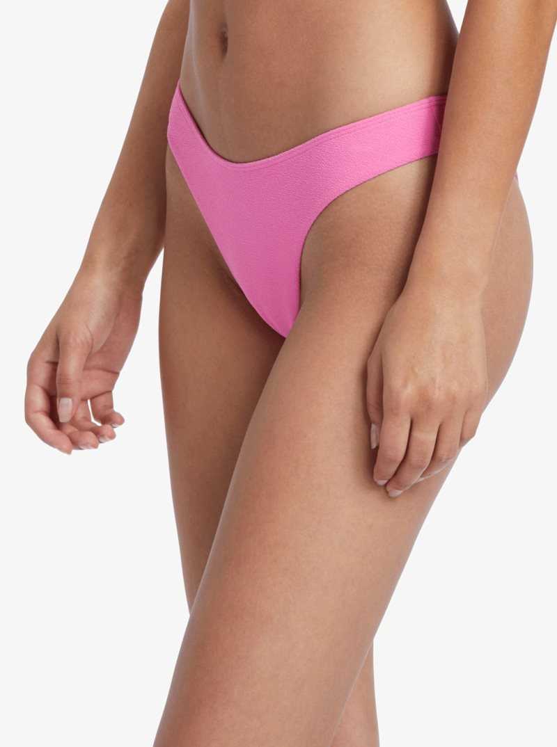 Bas De Bikini Roxy Hawaiian Heat High Leg Cheeky Femme Rose | 107849FUY