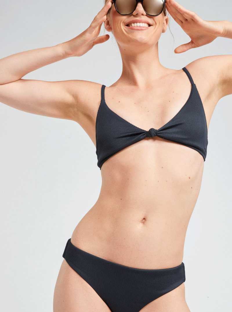 Bas De Bikini Roxy Love The Comber Femme Grise Foncé | 129563JKM