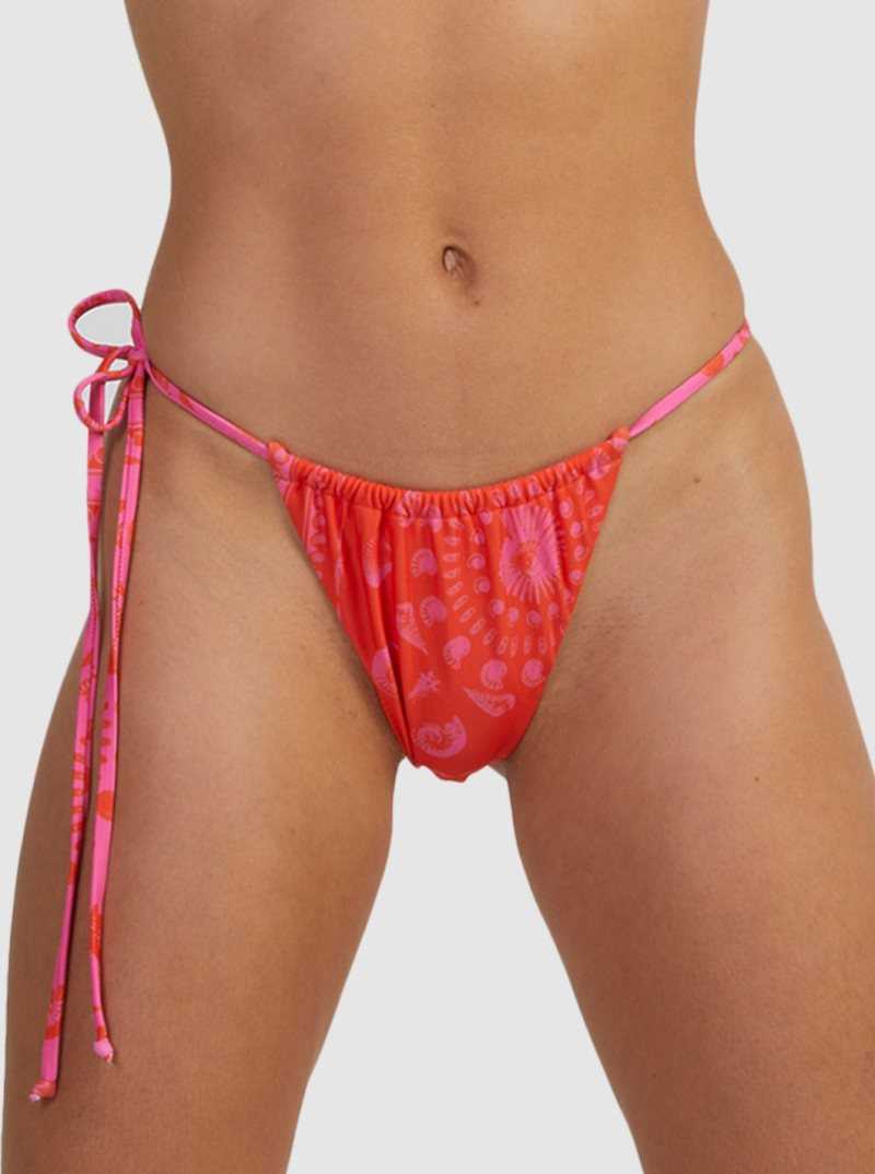 Bas De Bikini Roxy Mystic Shell Tie-Side Femme Orange | 675934IOX