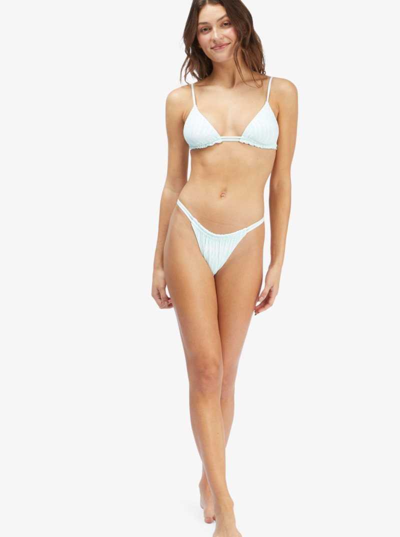 Bas De Bikini Roxy Palm Tree Dreams Mini Reversible Femme Vert | 782439IDV