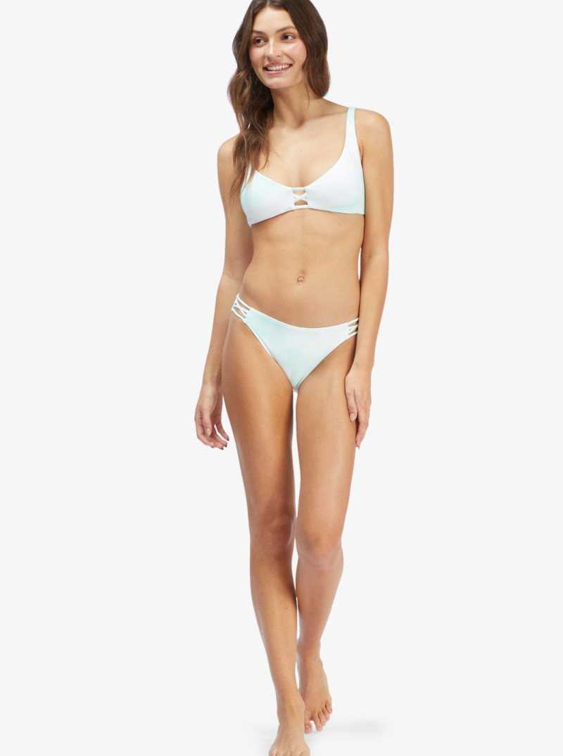 Bas De Bikini Roxy Palm Tree Dreams Regular Reversible Femme Vert | 637590LHY