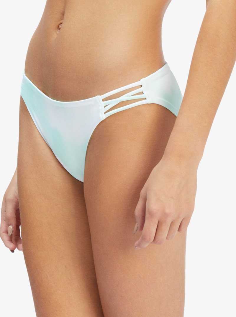 Bas De Bikini Roxy Palm Tree Dreams Regular Reversible Femme Vert | 637590LHY