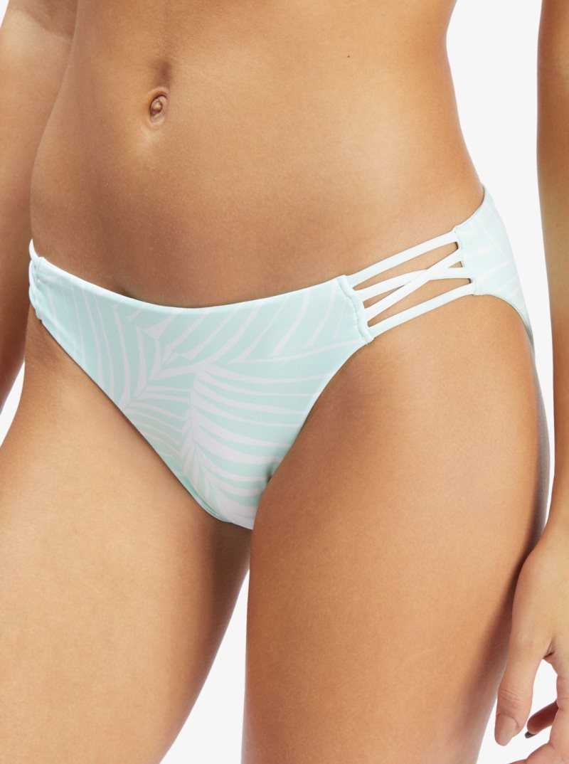 Bas De Bikini Roxy Palm Tree Dreams Regular Reversible Femme Vert | 637590LHY