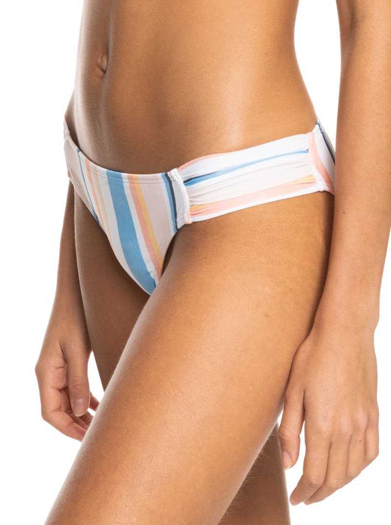 Bas De Bikini Roxy Printed Beach Classics Moderate Femme Corail Marron | 028371XZS