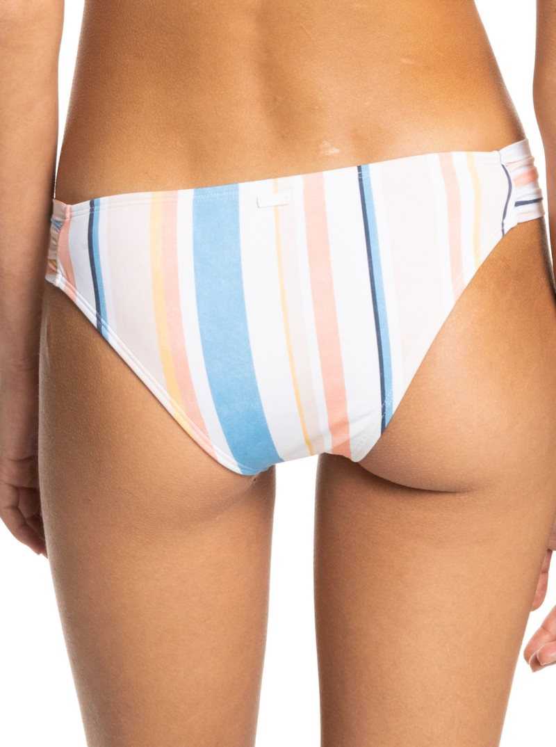 Bas De Bikini Roxy Printed Beach Classics Moderate Femme Corail Marron | 028371XZS