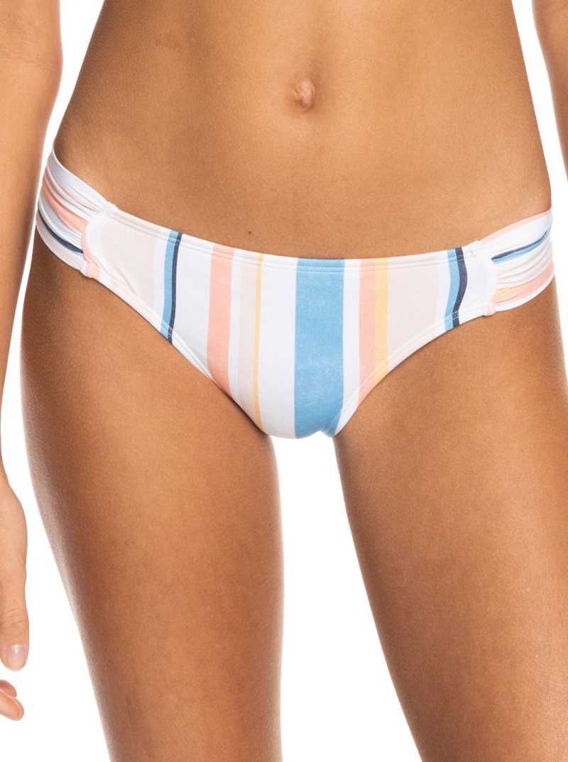 Bas De Bikini Roxy Printed Beach Classics Moderate Femme Corail Marron | 028371XZS
