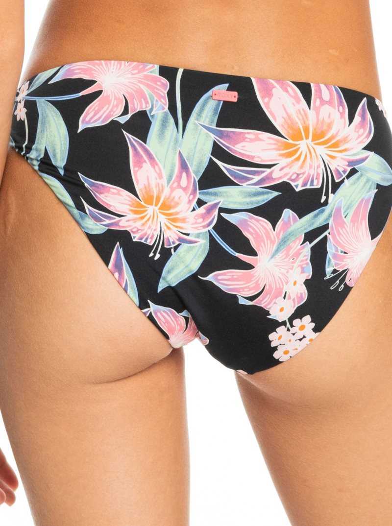 Bas De Bikini Roxy Printed Beach Classics Hipster Femme Grise Foncé | 284697UAO