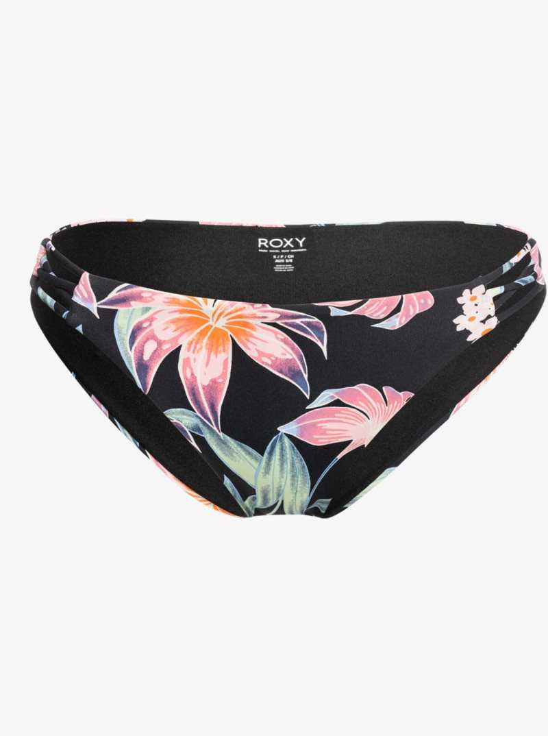 Bas De Bikini Roxy Printed Beach Classics Hipster Femme Grise Foncé | 284697UAO