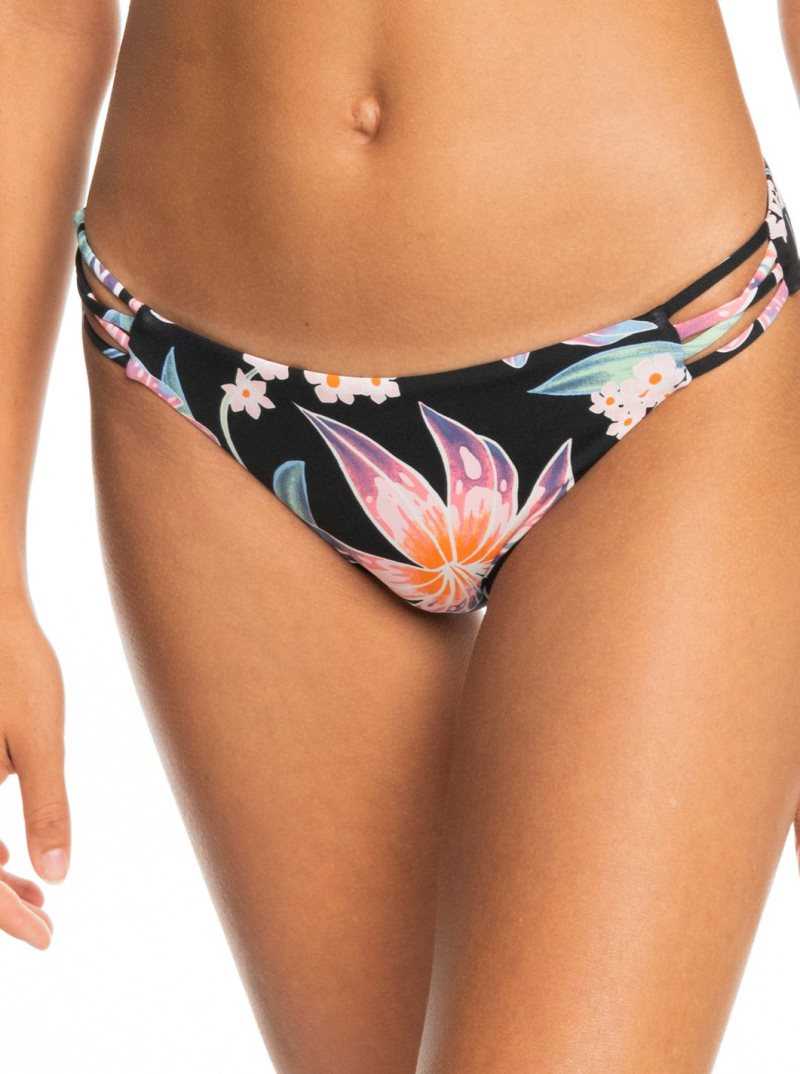 Bas De Bikini Roxy Printed Beach Classics Hipster Femme Grise Foncé | 284697UAO