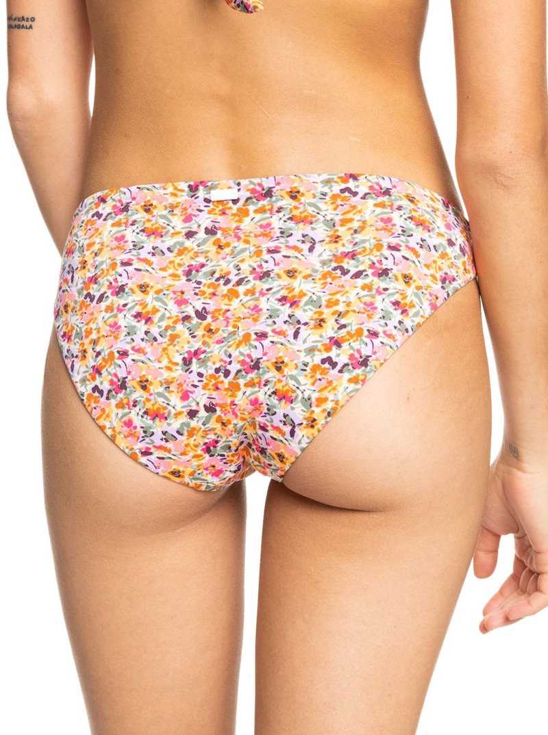 Bas De Bikini Roxy Printed Beach Classics Hipster Femme Rose | 356710EQR