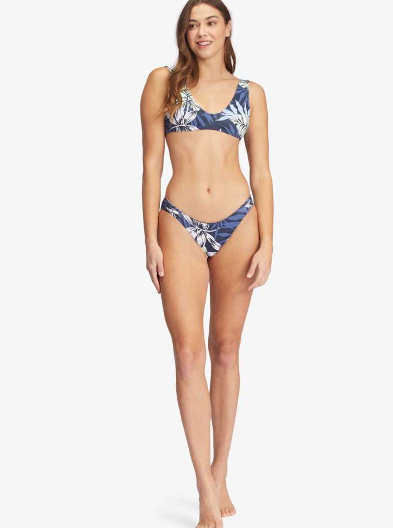 Bas De Bikini Roxy Printed Beach Classics Hipster Femme Indigo | 786095LTV