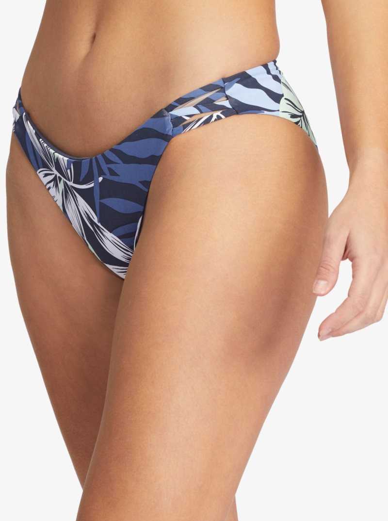 Bas De Bikini Roxy Printed Beach Classics Hipster Femme Indigo | 786095LTV
