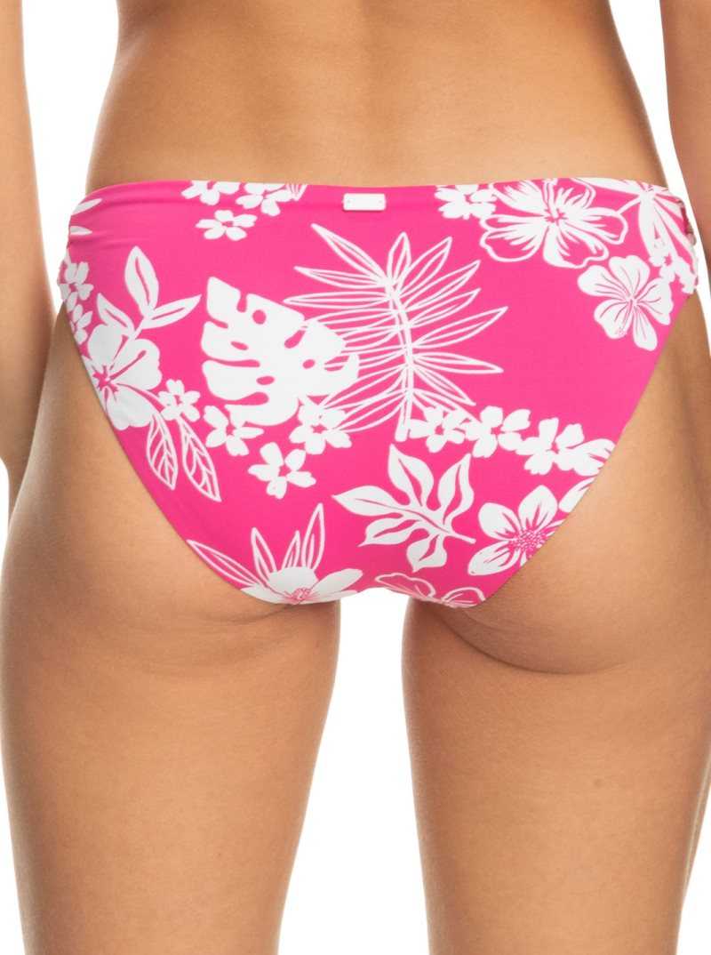 Bas De Bikini Roxy Printed Beach Classics Hipster Femme Rose | 789201IDS