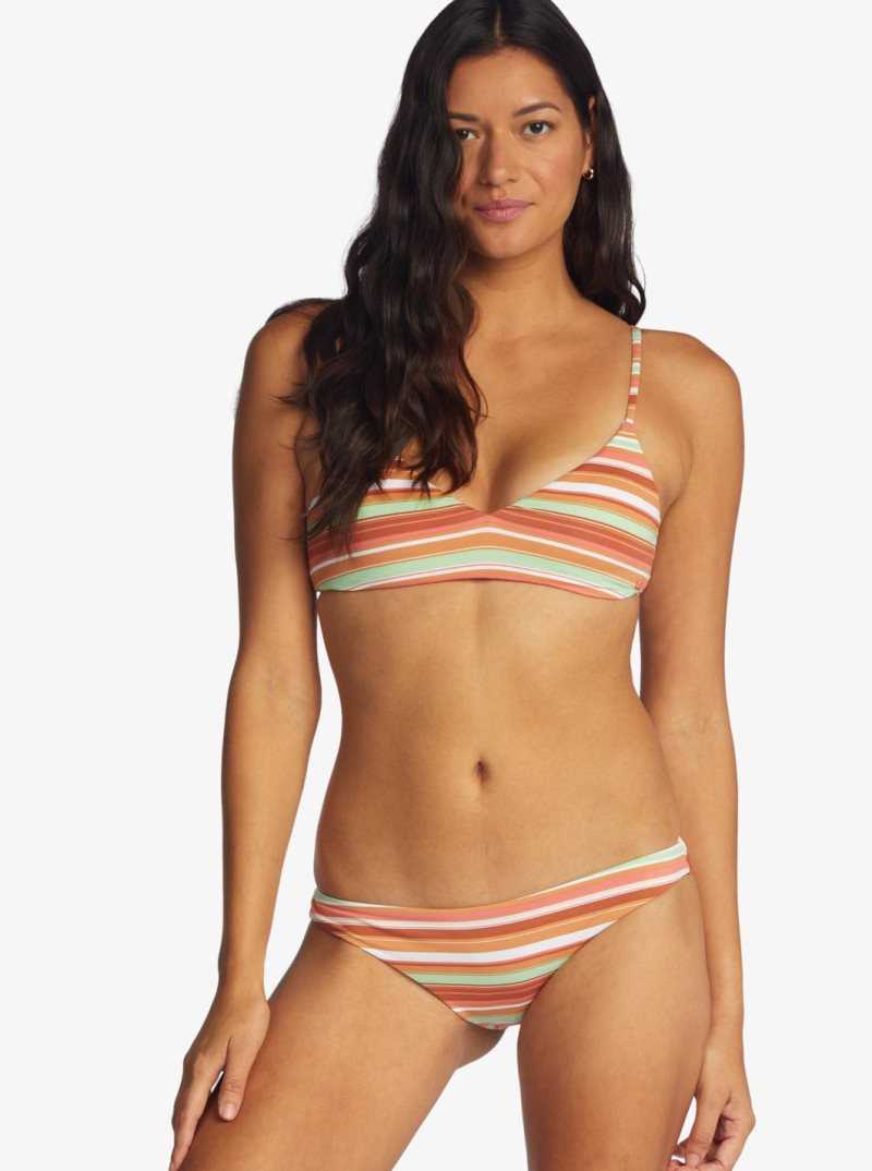 Bas De Bikini Roxy Printed Beach Classics Cheeky Femme | 893214KNM