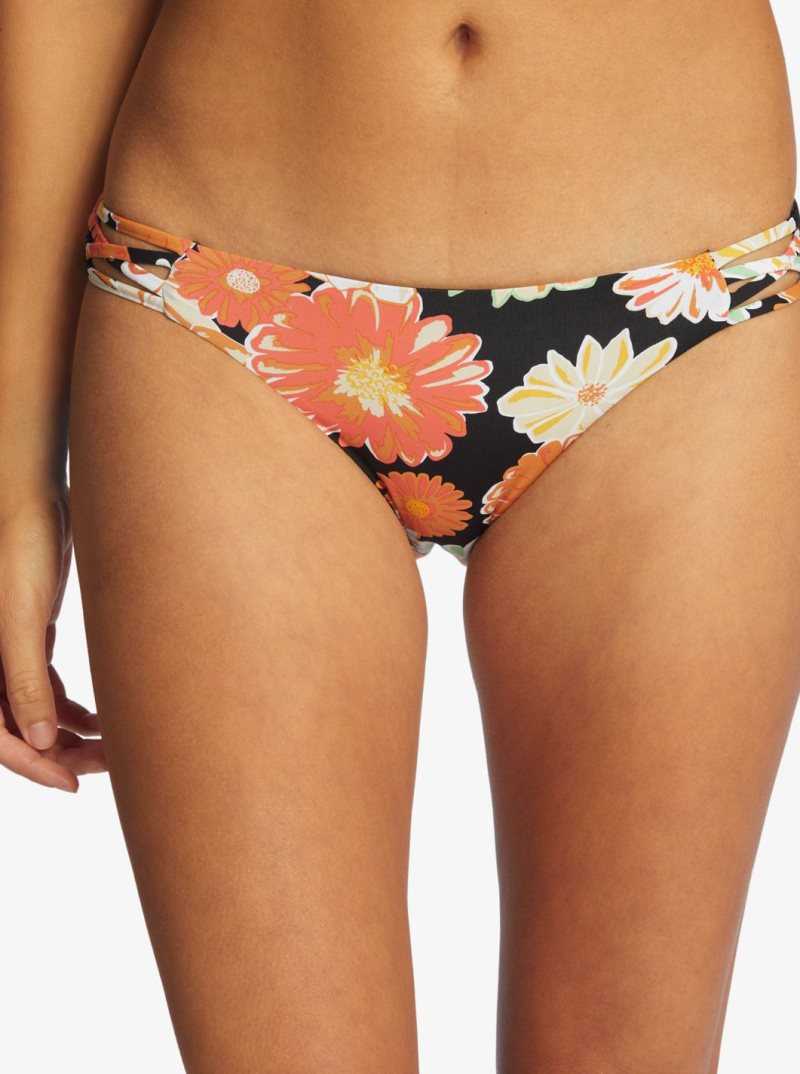 Bas De Bikini Roxy Printed Beach Classics Hipster Femme Grise Foncé | 947210XGR