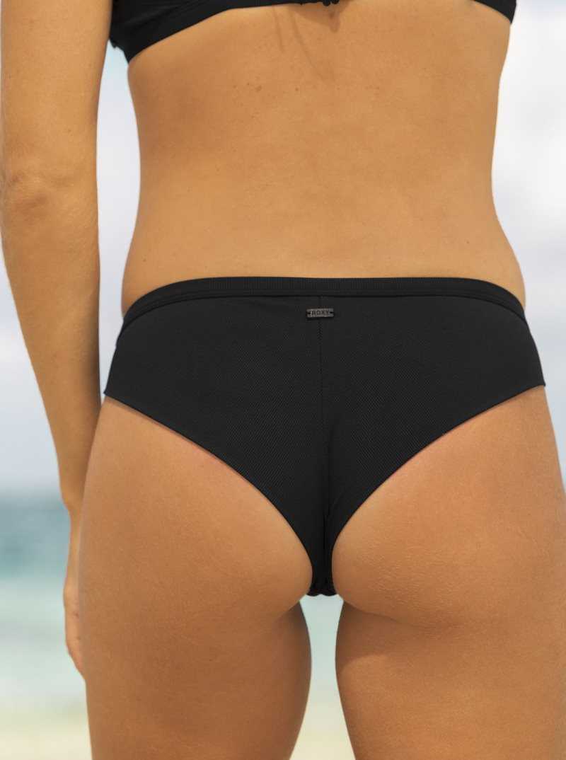 Bas De Bikini Roxy Pro The Snap Turn Cheeky Femme Grise Foncé | 693204GSY