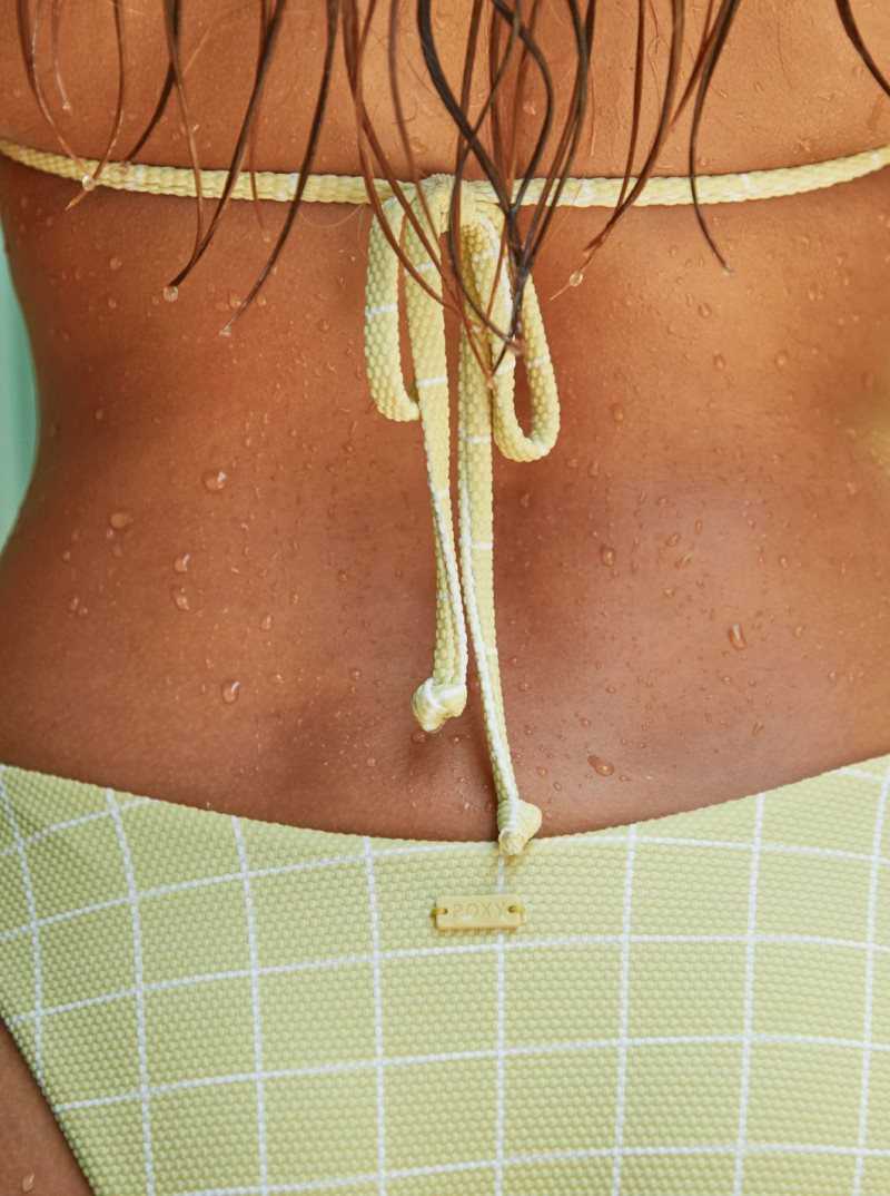 Bas De Bikini Roxy Salty Shine High-Leg Cheeky Femme Vert | 387260LXV