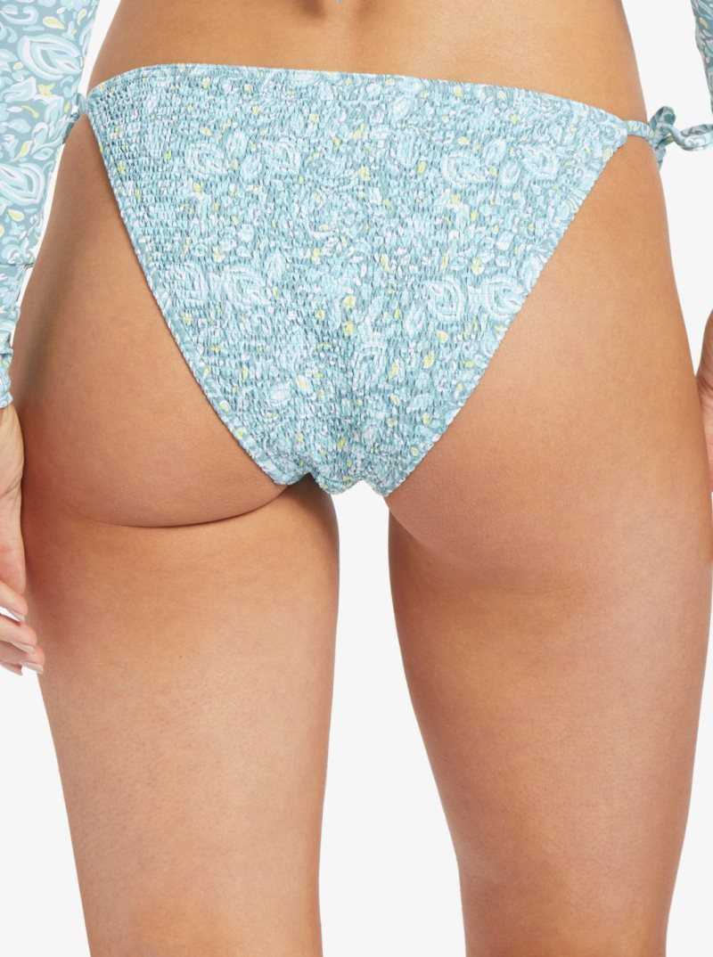 Bas De Bikini Roxy Seaside Tropics Cheeky Smock Femme | 257049ZFM