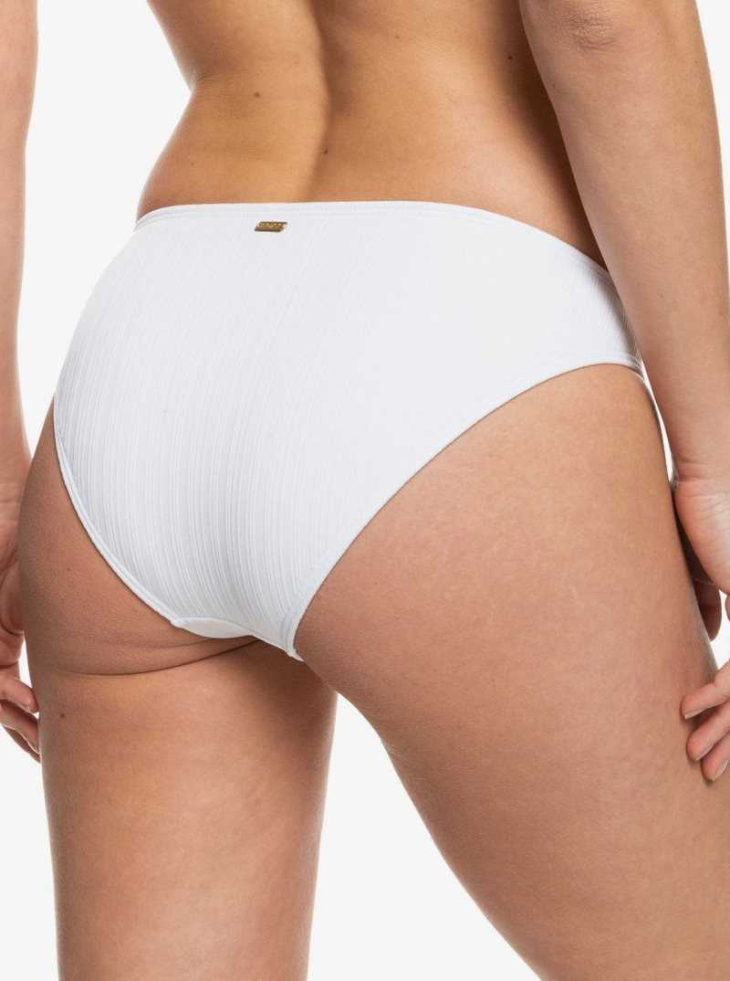 Bas De Bikini Roxy Shadow In The Sun Hipster Femme Blanche | 618207RPB