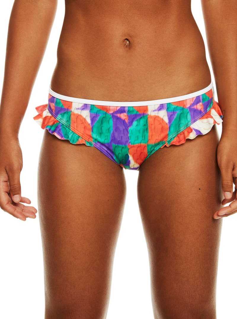 Bas De Bikini Roxy Stella Jean Mid-Taille Femme Vert | 305876GTQ
