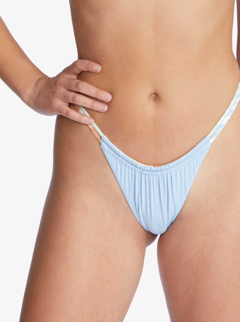 Bas De Bikini Roxy Wildflowers Mini Femme Blanche | 026598XUQ