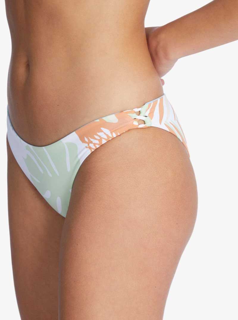 Bas De Bikini Roxy Wildflowers Reversible Full Femme Blanche | 613257OGP