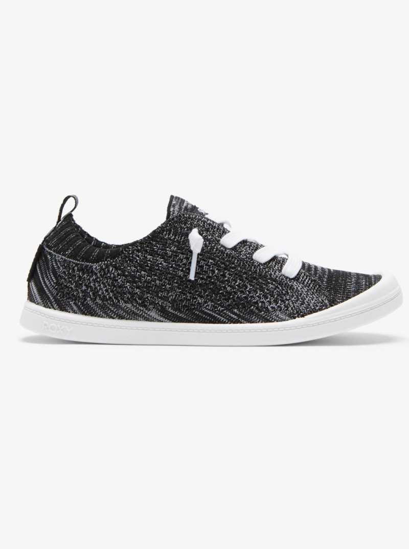 Baskets Roxy Bayshore Closed Femme Noir | 810739WSX