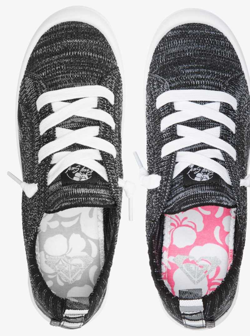 Baskets Roxy Bayshore Closed Femme Noir | 810739WSX
