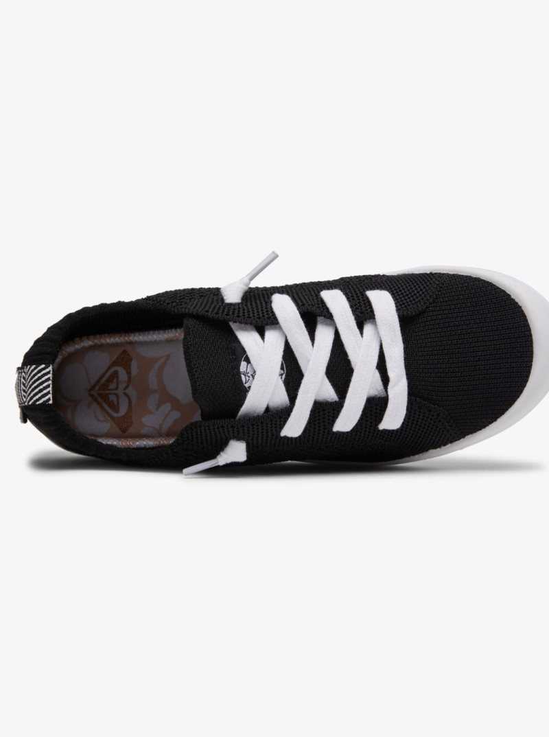 Baskets Roxy Bayshore Closed Femme Noir | 894127GJP