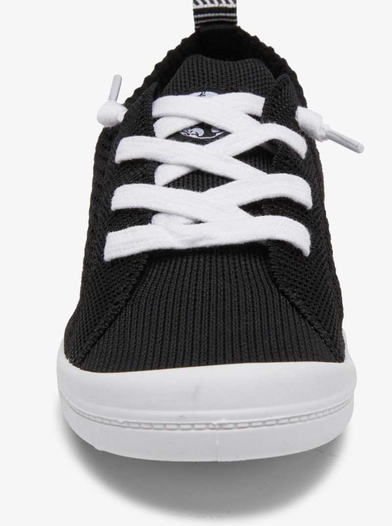 Baskets Roxy Bayshore Closed Femme Noir | 894127GJP