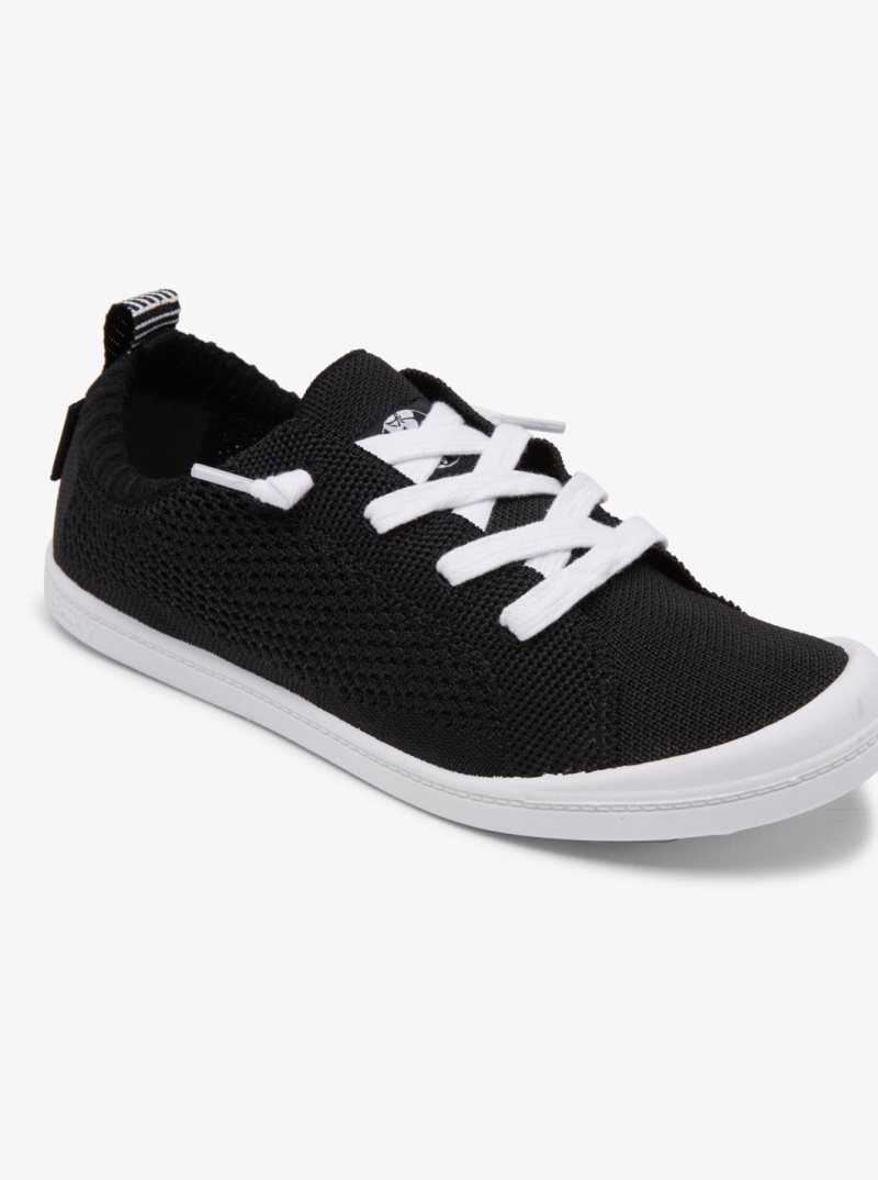 Baskets Roxy Bayshore Closed Femme Noir | 894127GJP