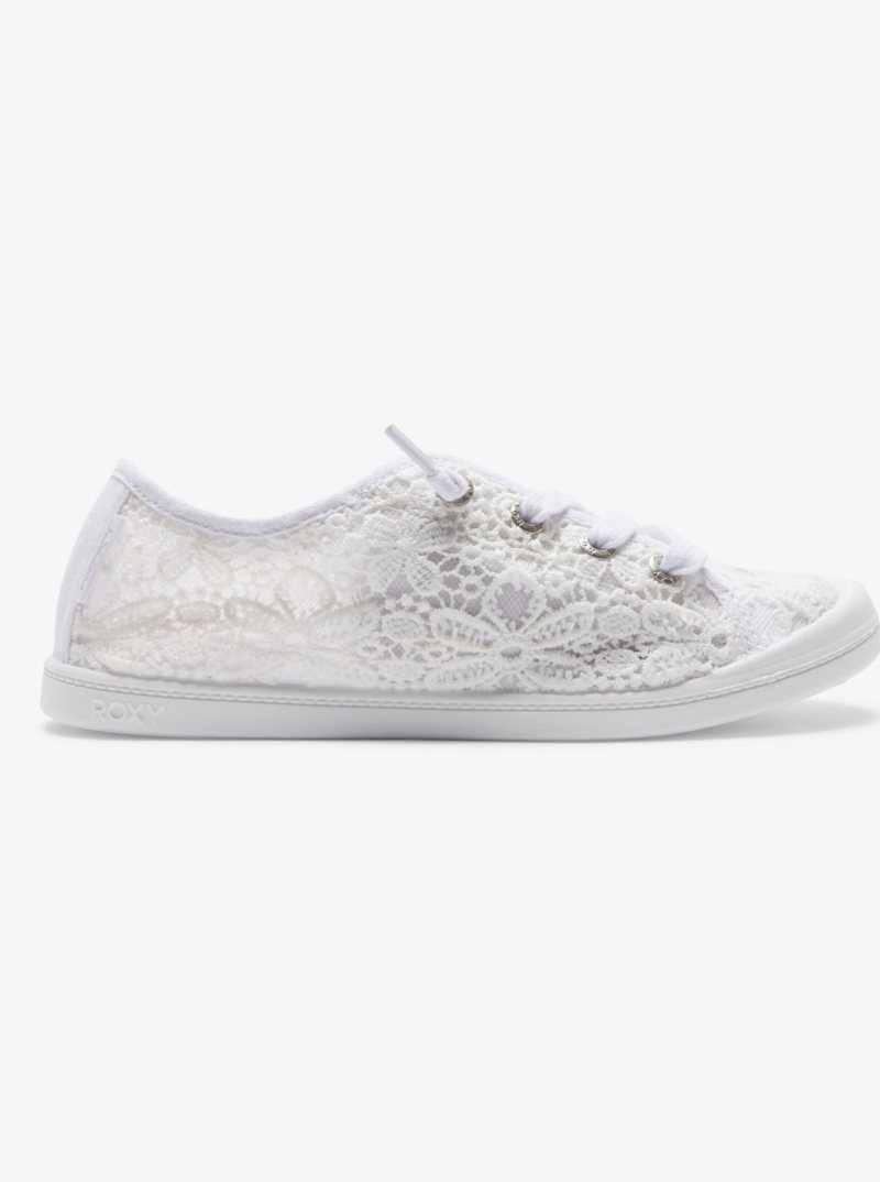 Baskets Roxy Bayshore Femme Blanche | 149630MSF