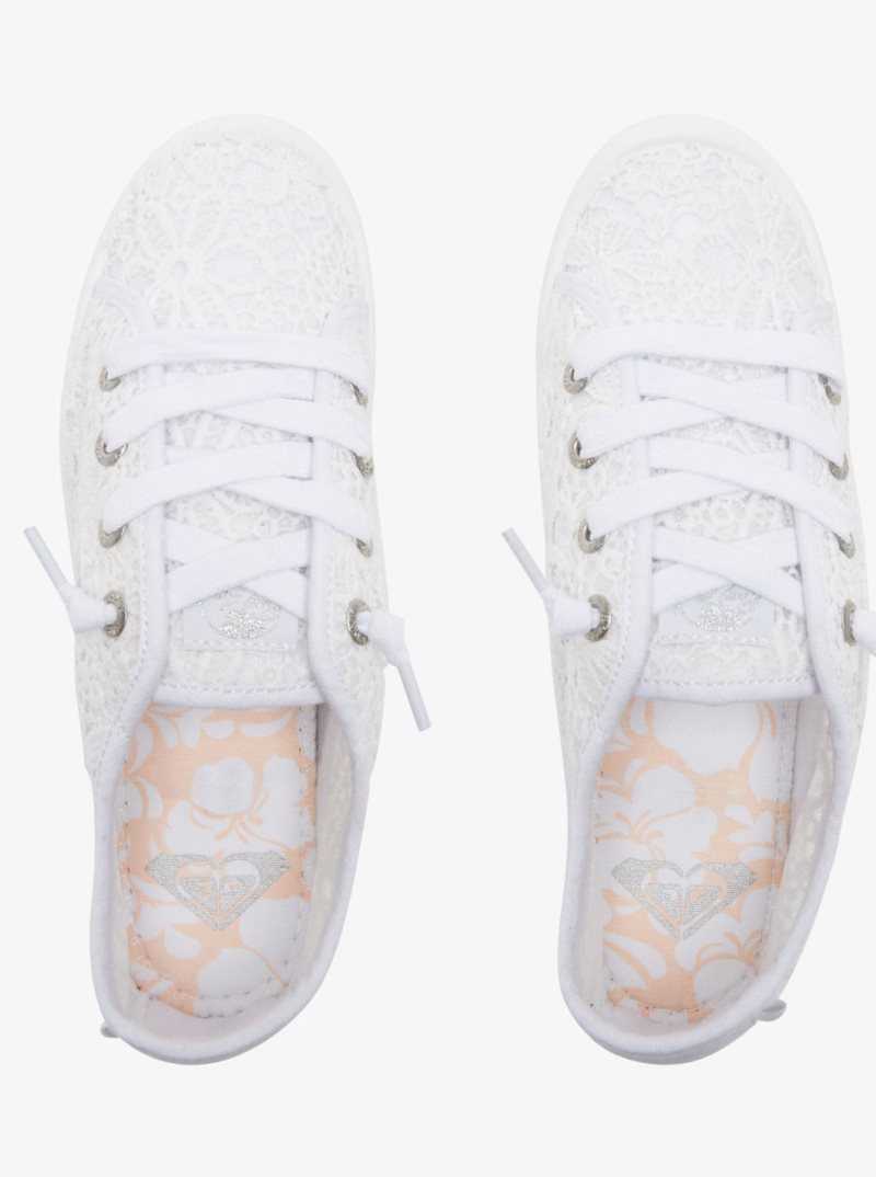 Baskets Roxy Bayshore Femme Blanche | 149630MSF